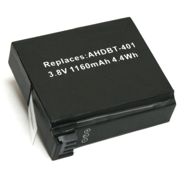 Reemplazo de Batería Compatible para Cámara Digital para GOPRO AHDBT-401 Recambio de Batería Compatible para Cámara Digital GOPRO AHDBT-401