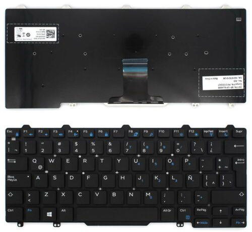 Reemplazo de teclado para Dell Latitude-E5270 Recambio de teclado Dell Latitude-E5270