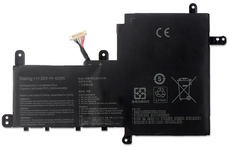 Reemplazo de Batería para ordenador portátil para ASUS VivoBook-S15-S530FA Recambio de Batería para ordenador portátil ASUS VivoBook-S15-S530FA