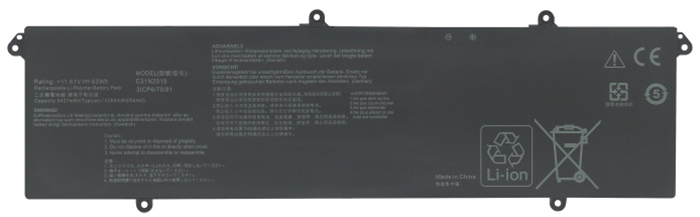 Reemplazo de Batería para ordenador portátil para ASUS VivoBook-Pro-15-OLED-K3500PH Recambio de Batería para ordenador portátil ASUS VivoBook-Pro-15-OLED-K3500PH