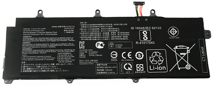 Reemplazo de Batería para ordenador portátil para ASUS Zephyrus-GX501GI Recambio de Batería para ordenador portátil ASUS Zephyrus-GX501GI