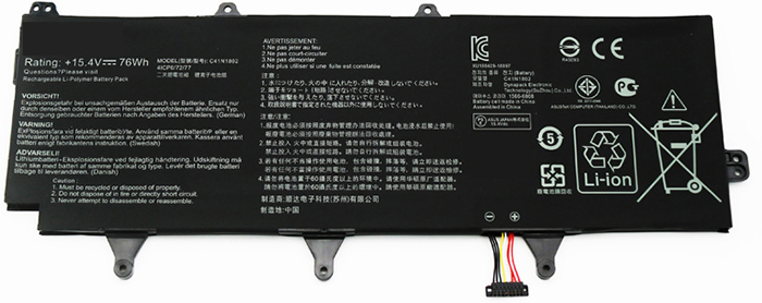 Reemplazo de Batería para ordenador portátil para ASUS ROG-ZEPHYRUS-S-GX701GX-Series Recambio de Batería para ordenador portátil ASUS ROG-ZEPHYRUS-S-GX701GX-Series