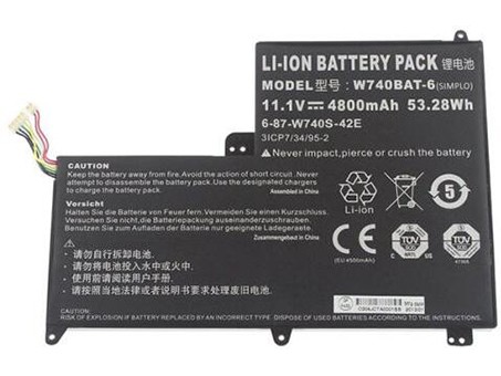 Reemplazo de Batería para ordenador portátil para CLEVO S413 Recambio de Batería para ordenador portátil CLEVO S413