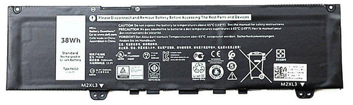 Reemplazo de Batería para ordenador portátil para Dell Ins-13-5370-D1625S Recambio de Batería para ordenador portátil Dell Ins-13-5370-D1625S