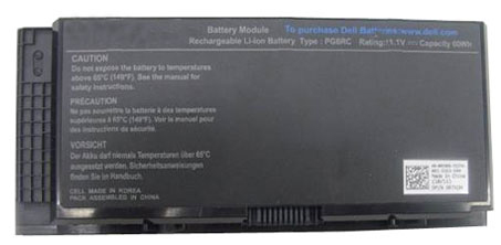 Reemplazo de Batería para ordenador portátil para Dell DP / N 0TN1K5 Recambio de Batería para ordenador portátil Dell DP / N 0TN1K5