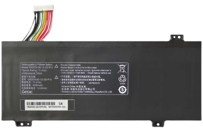 Reemplazo de Batería para ordenador portátil para Getac GK5CN5Z Recambio de Batería para ordenador portátil Getac GK5CN5Z