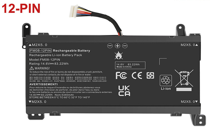 Reemplazo de Batería para ordenador portátil para HP FM08 Recambio de Batería para ordenador portátil HP FM08