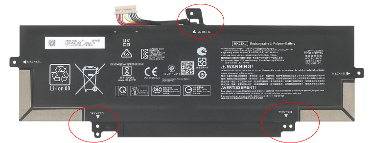 Reemplazo de Batería para ordenador portátil para HP EliteBook-x360-1040-G8-401L5EA Recambio de Batería para ordenador portátil HP EliteBook-x360-1040-G8-401L5EA