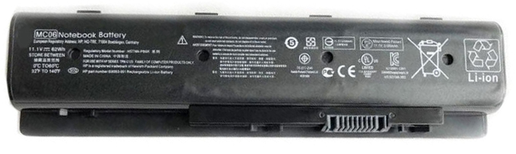 Reemplazo de Batería para ordenador portátil para HP 807231-001 Recambio de Batería para ordenador portátil HP 807231-001