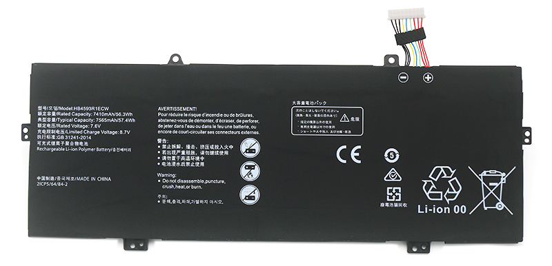 Reemplazo de Batería para ordenador portátil para HUAWEI MateBook-X-Pro--MACH-W29C Recambio de Batería para ordenador portátil HUAWEI MateBook-X-Pro--MACH-W29C