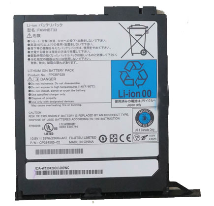Reemplazo de Batería para ordenador portátil para Fujitsu CP384585-02 Recambio de Batería para ordenador portátil Fujitsu CP384585-02