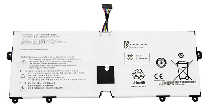 Reemplazo de Batería para ordenador portátil para LG gram-13-2017-13Z970 Recambio de Batería para ordenador portátil LG gram-13-2017-13Z970