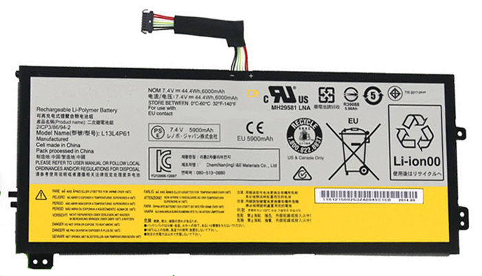 Reemplazo de Batería para ordenador portátil para LENOVO L13L4P61 Recambio de Batería para ordenador portátil LENOVO L13L4P61