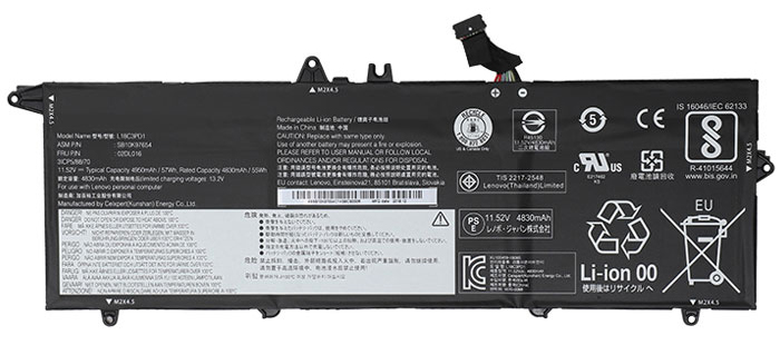 Reemplazo de Batería para ordenador portátil para LENOVO ThinkPad-T495S-Series Recambio de Batería para ordenador portátil LENOVO ThinkPad-T495S-Series