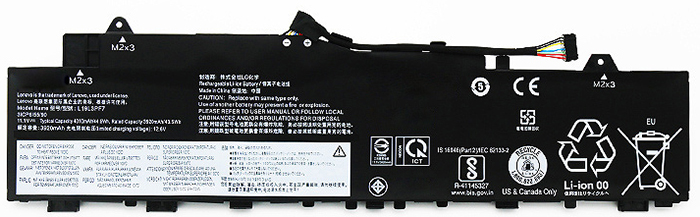 Reemplazo de Batería para ordenador portátil para Lenovo L19L3PF7 Recambio de Batería para ordenador portátil Lenovo L19L3PF7