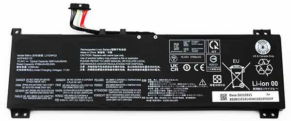 Reemplazo de Batería para ordenador portátil para LENOVO Y9000P-2022 Recambio de Batería para ordenador portátil LENOVO Y9000P-2022