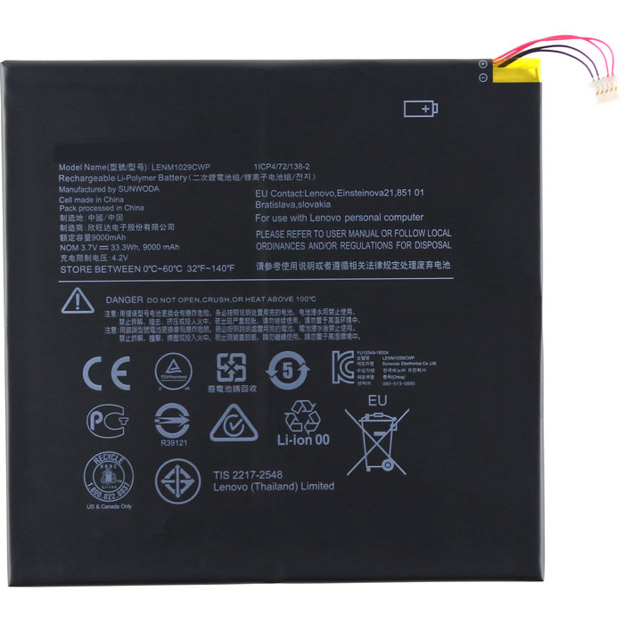 Reemplazo de Batería para ordenador portátil para LENOVO MIIX-310-10ICR Recambio de Batería para ordenador portátil LENOVO MIIX-310-10ICR
