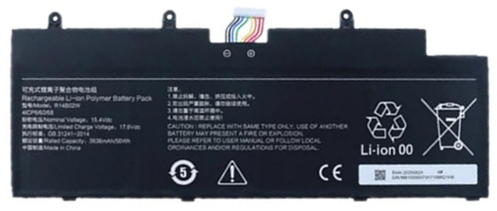 Reemplazo de Batería para ordenador portátil para XIAOMI R14B02W Recambio de Batería para ordenador portátil XIAOMI R14B02W