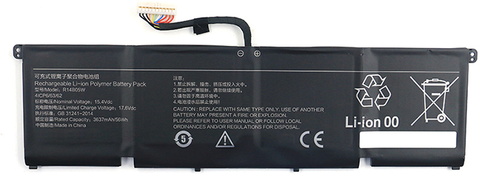 Reemplazo de Batería para ordenador portátil para XIAOMI Pro-X-14 Recambio de Batería para ordenador portátil XIAOMI Pro-X-14
