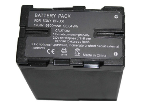 Reemplazo de Batería Compatible para Videocámara para SONY BPU95 Recambio de Batería Compatible para Videocámara SONY BPU95